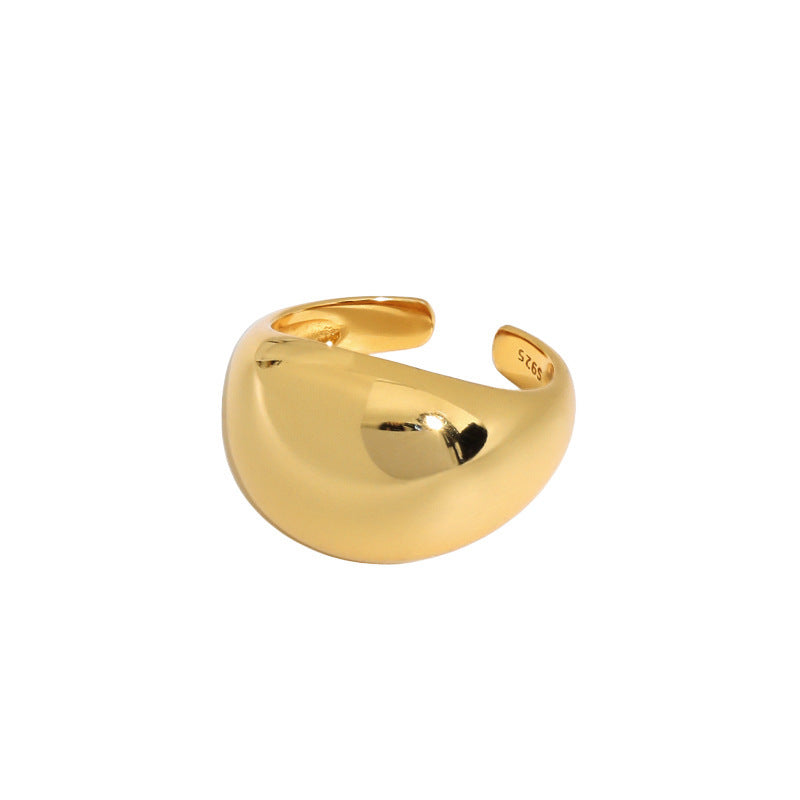 Smooth Texture S925 Sterling Silver Ring