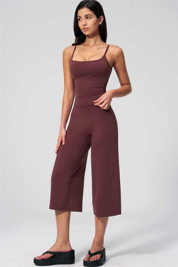 The Nexus Tank Top Wide-Leg Crop 2-Piece Set