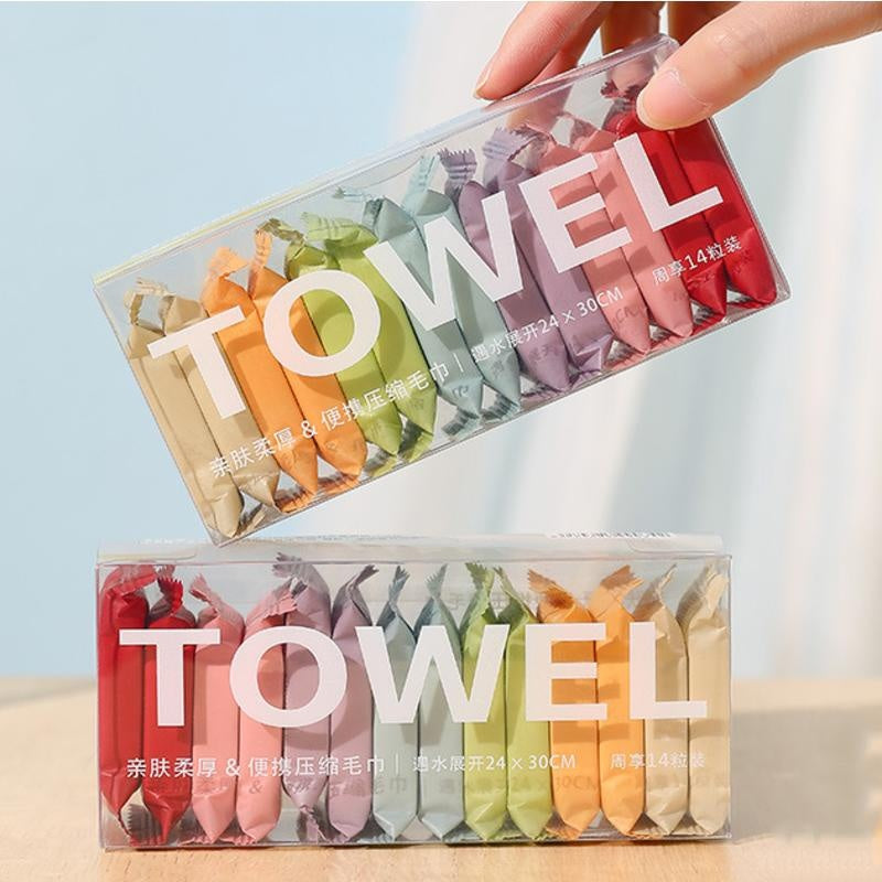 Compressed Towel Portable Pure Cotton Disposable Face Washing