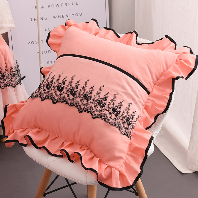 Lace Lace Square Pillowcase Without CoreCushion Cover And Pillowcase One Pair Set