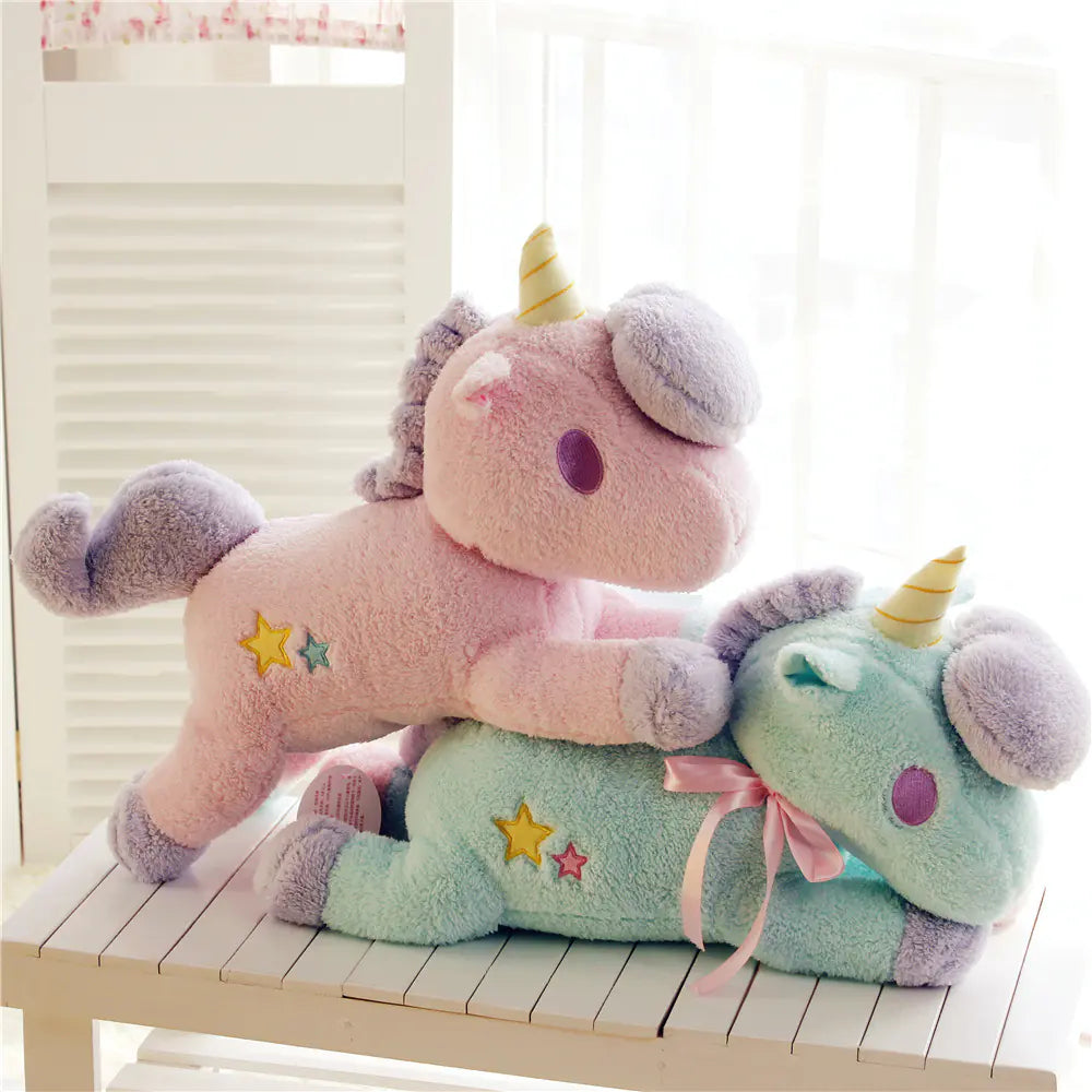 Plush Unicorn Tissue Box Cover