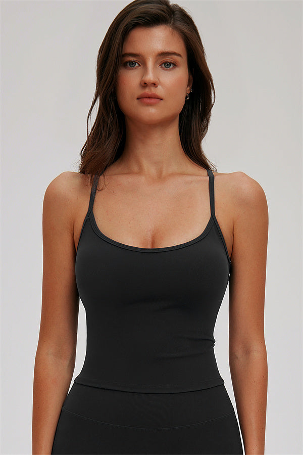 The Svelte Cross Back Tank Top
