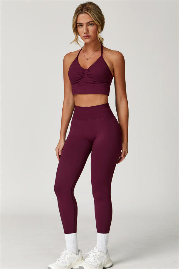 The Allure Halter Top Leggings 2-Piece Set
