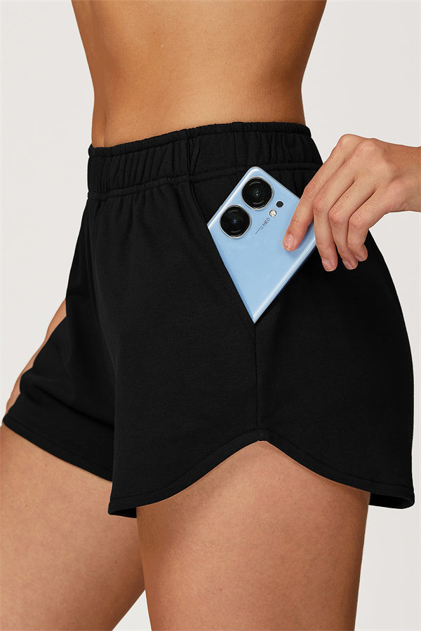 The Glacier Crop Hoodie Shorts 2-Piece Set