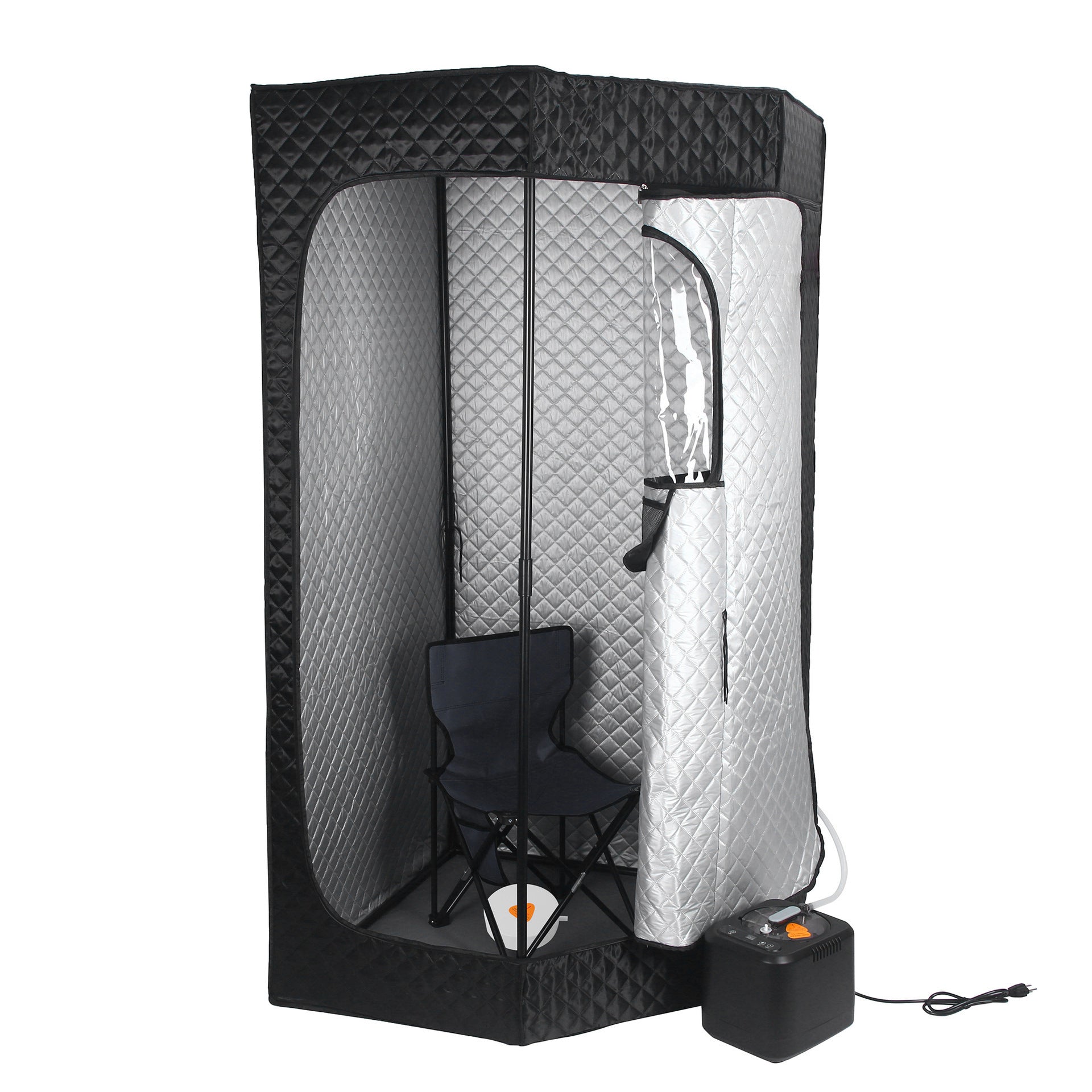 Pentagram Full Body Sauna Machine Bracket Portable Steam Engine Bath Tank Foldable