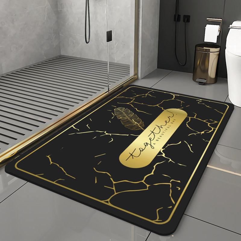 Soft Diatom Mud Bathroom Absorbent Mat Anti Slip