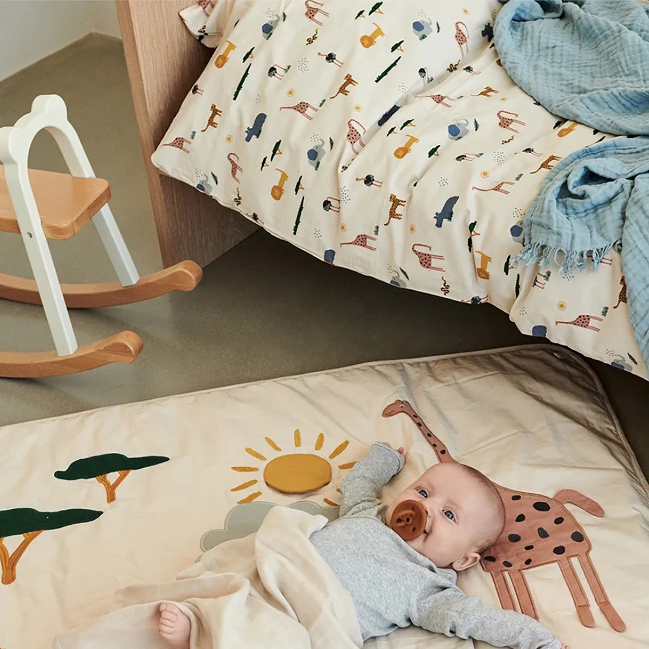 Cute Cartoon Quilt Cover And Pillowcase 2 Piece Set