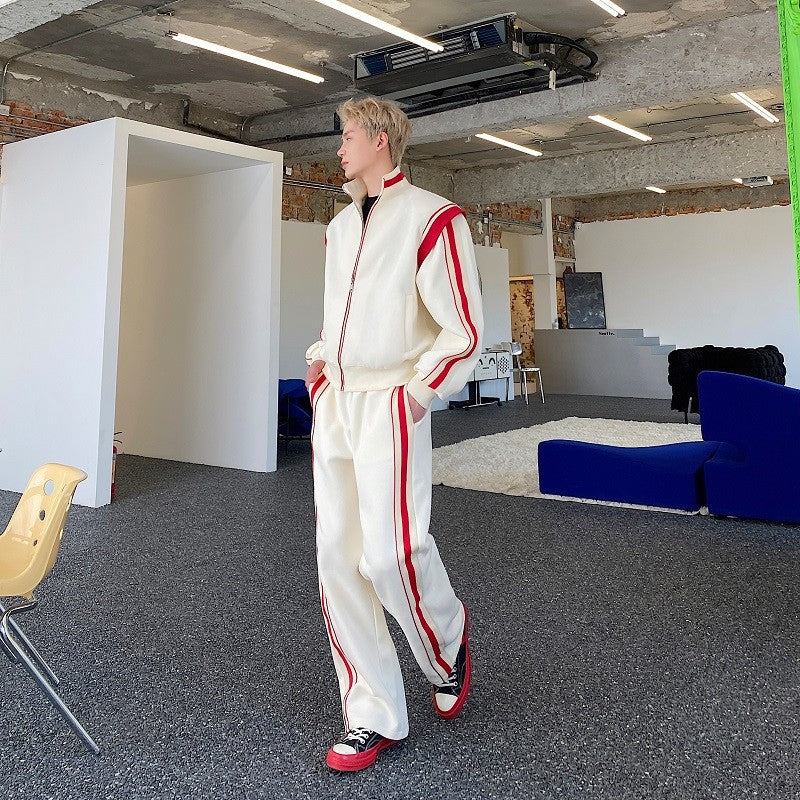 Fashion Casual Pants Hoodie Suit
