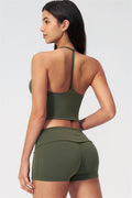 The Evoke Crop Top Shorts 2-Piece Set