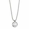 S925 Sterling Silver Bear Retro Necklace Women