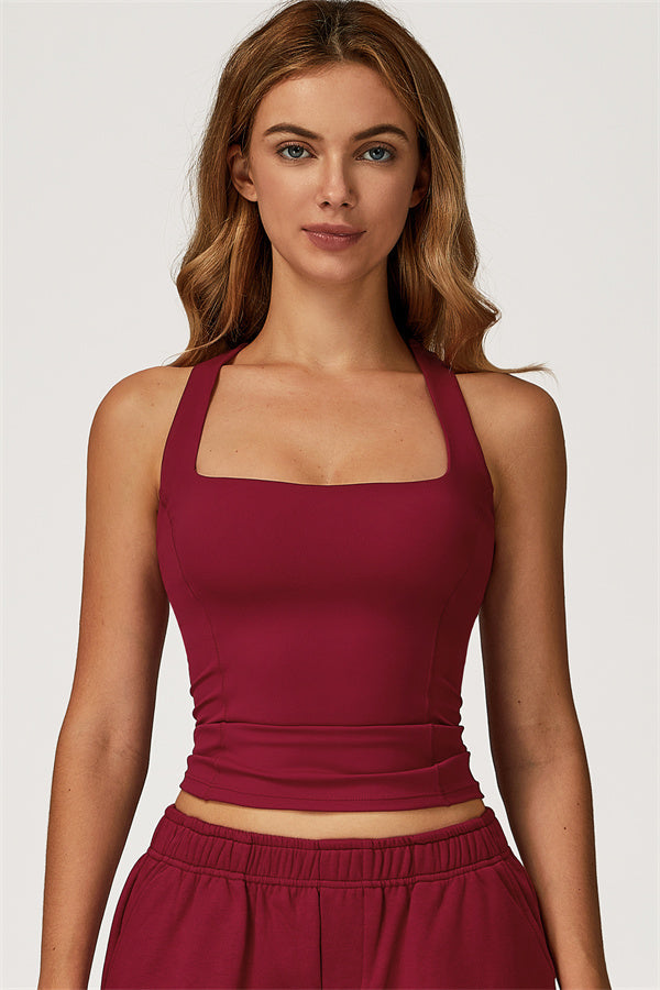 The Glacier Crop Tank Shorts 2-Piece Set