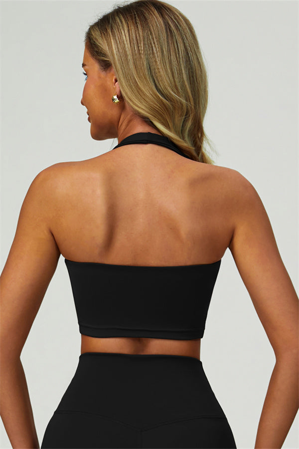 The Elixir Halter Crop Top Shorts 2-Piece Set