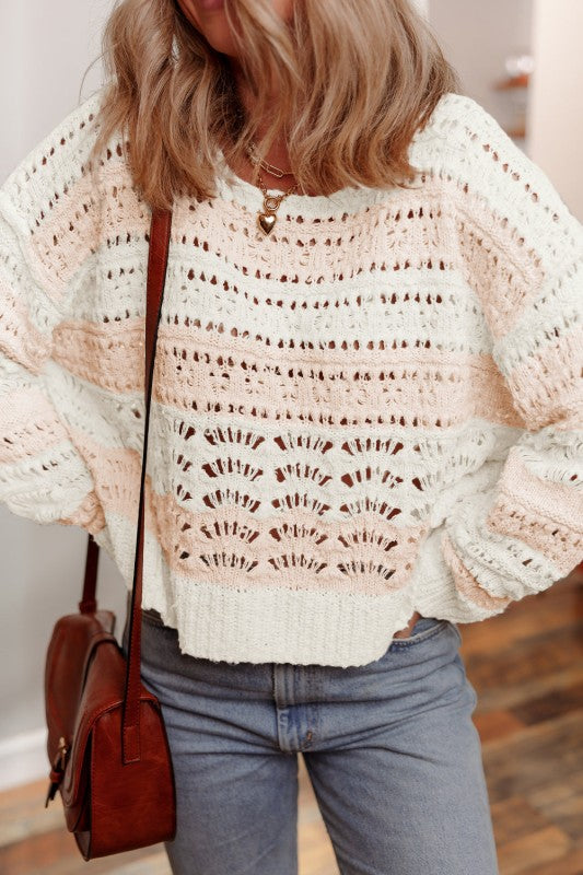 Zararita Drop Shoulder Casual Sweater
