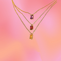 Birthstone Titanium Necklace