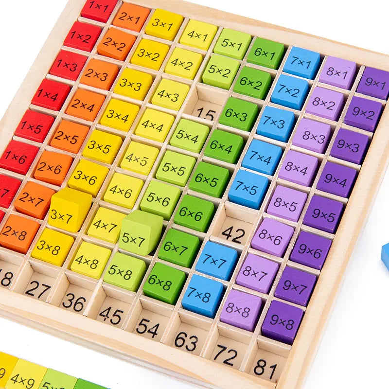 Wooden Math Blocks