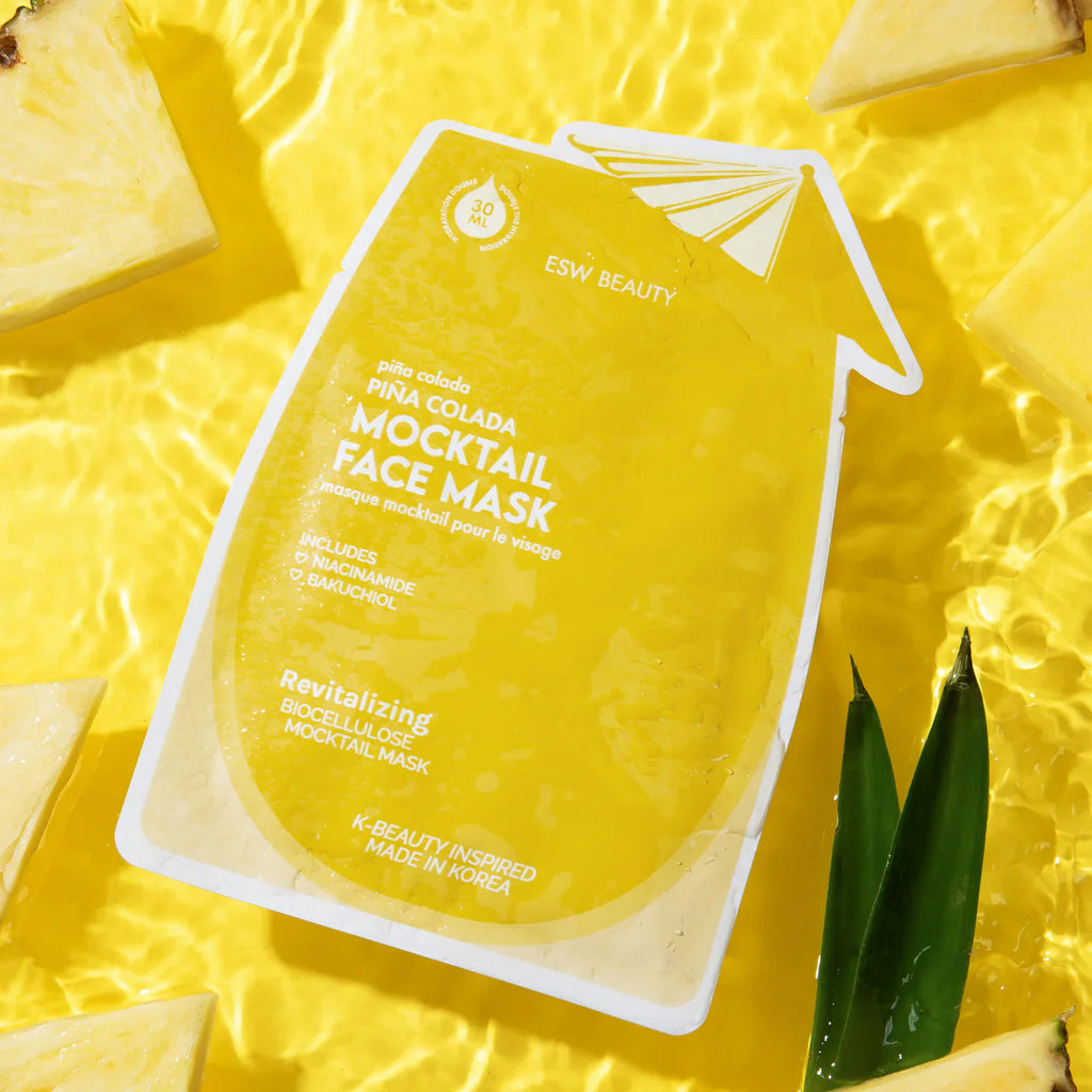 Piña Colada Mocktail Face Mask