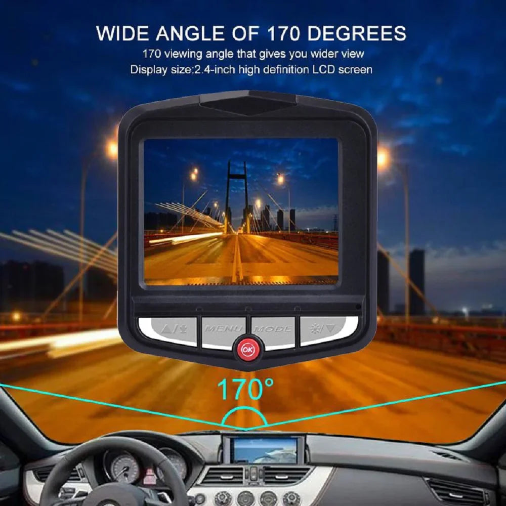 2.4'' Full HD 1080P Dash Cam Car DVR Front or Rear Camera Night Vision G-sensor