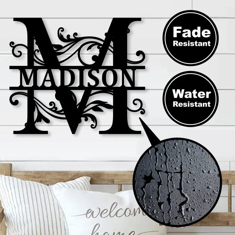 Anniversary Gift Personalized Gifts - Custom Metal Sign, Housewarming Gift