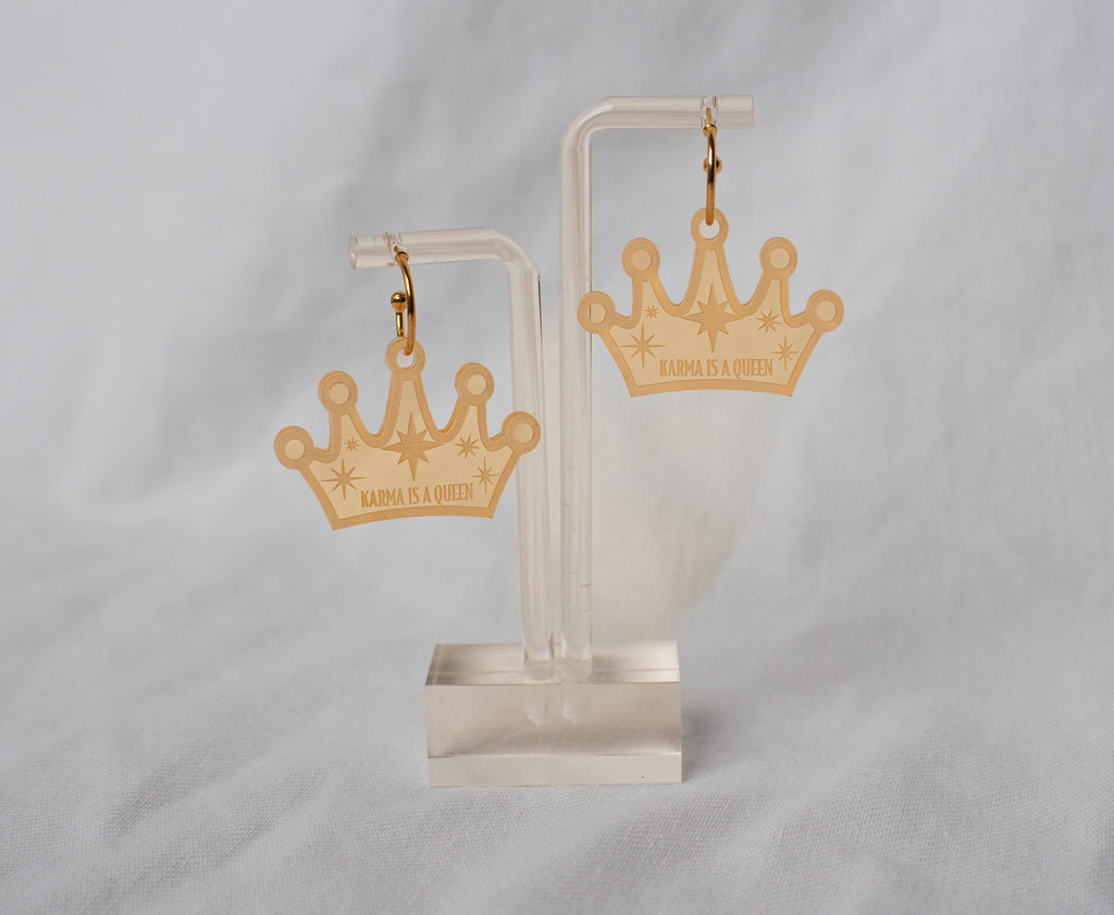 Karma is a Queen Taylor Swift Earrings