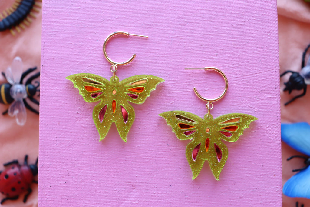 Green Shimmer Butterfly
