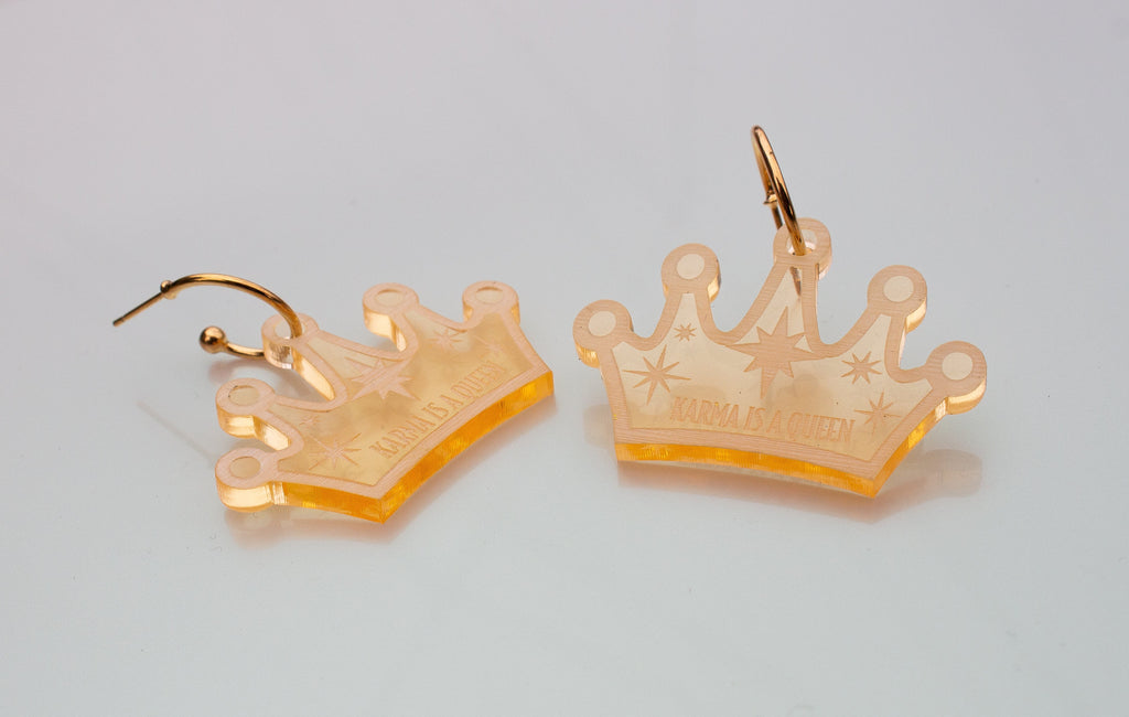 Karma is a Queen Taylor Swift Earrings