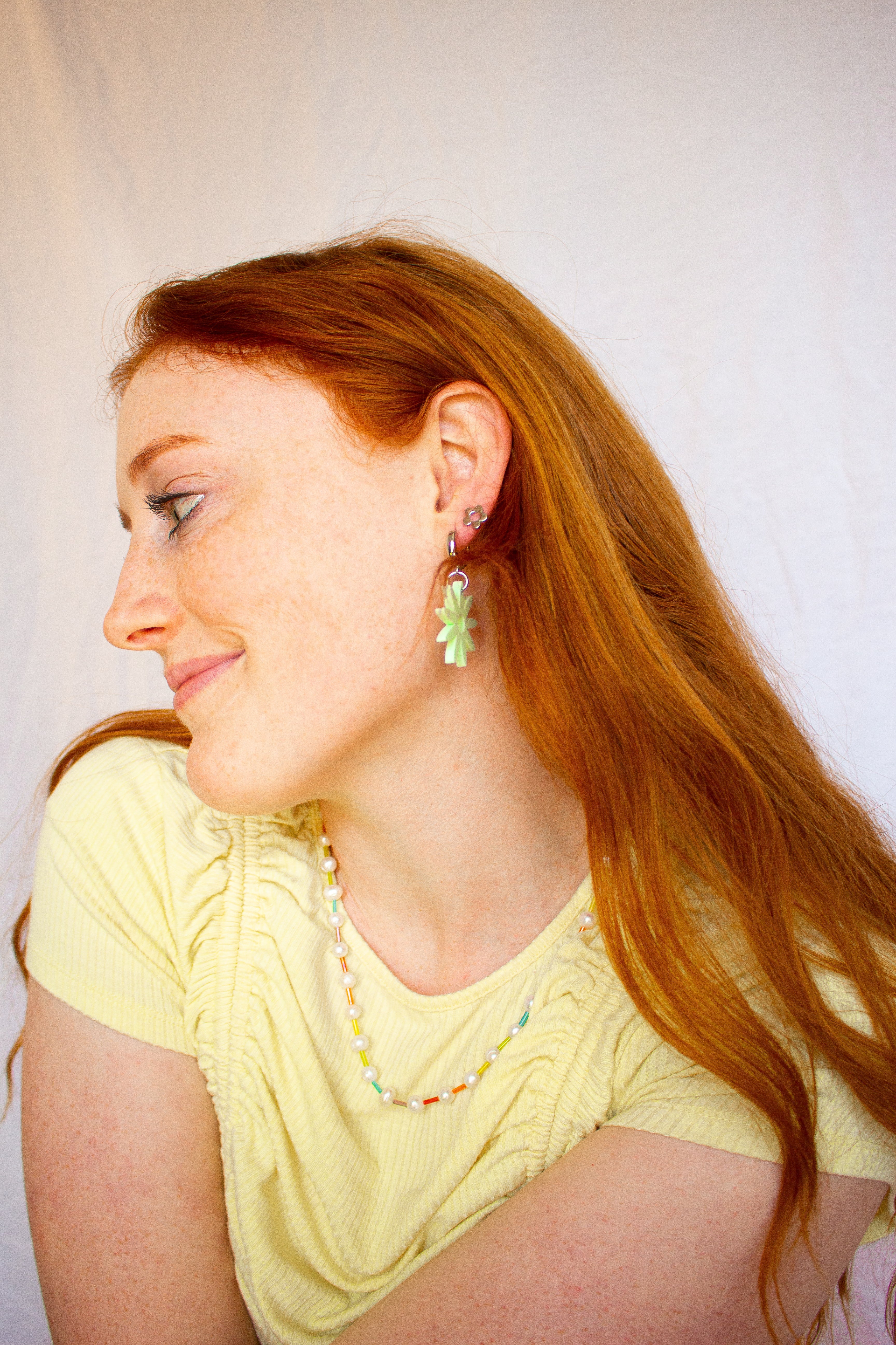 Rainbow Pearl Necklace