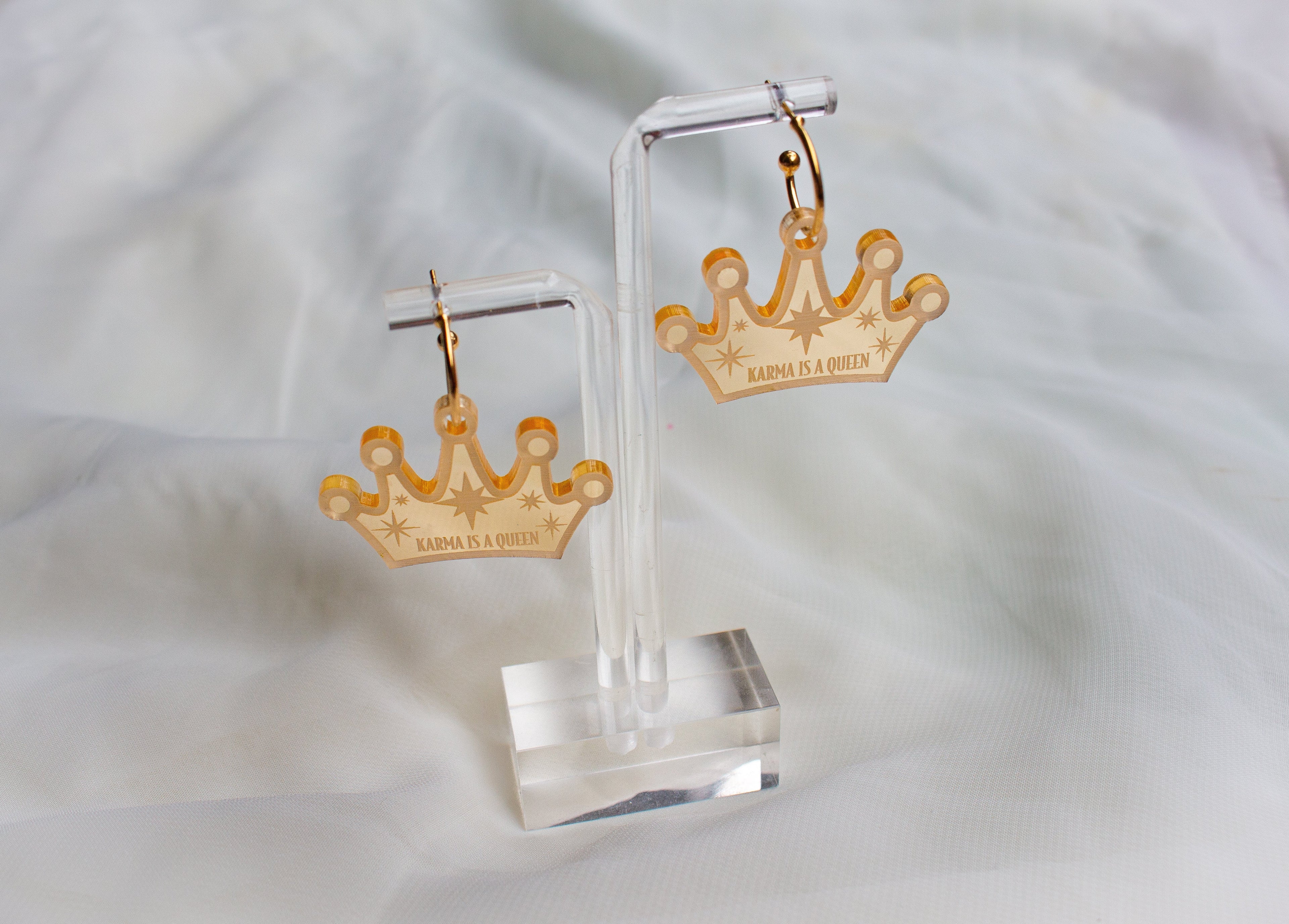 Karma is a Queen Taylor Swift Earrings