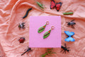 Beaded Caterpillar Earrings