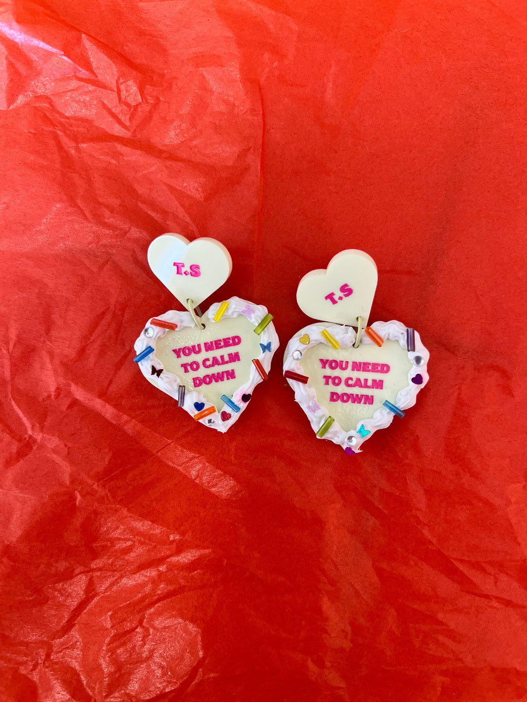 You Need To Calm Down Cake Taylor Swift Earrings