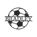 Soccer Personalized Gifts - Custom Metal Sign