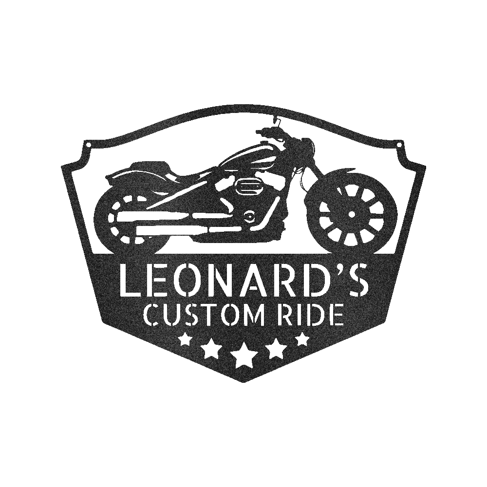 Motorcycle Decor - Custom Metal Sign