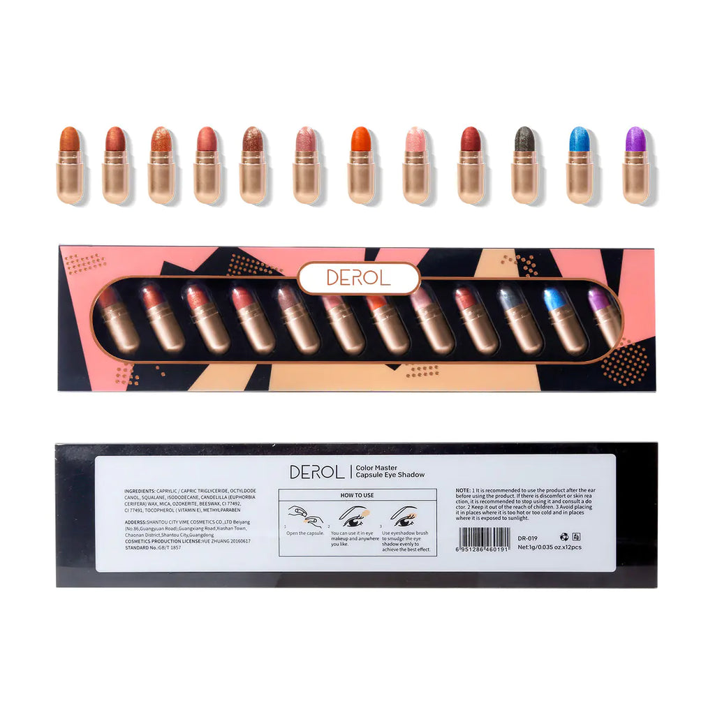 Glitter Pearlescent Waterproof Eyeshadow Set