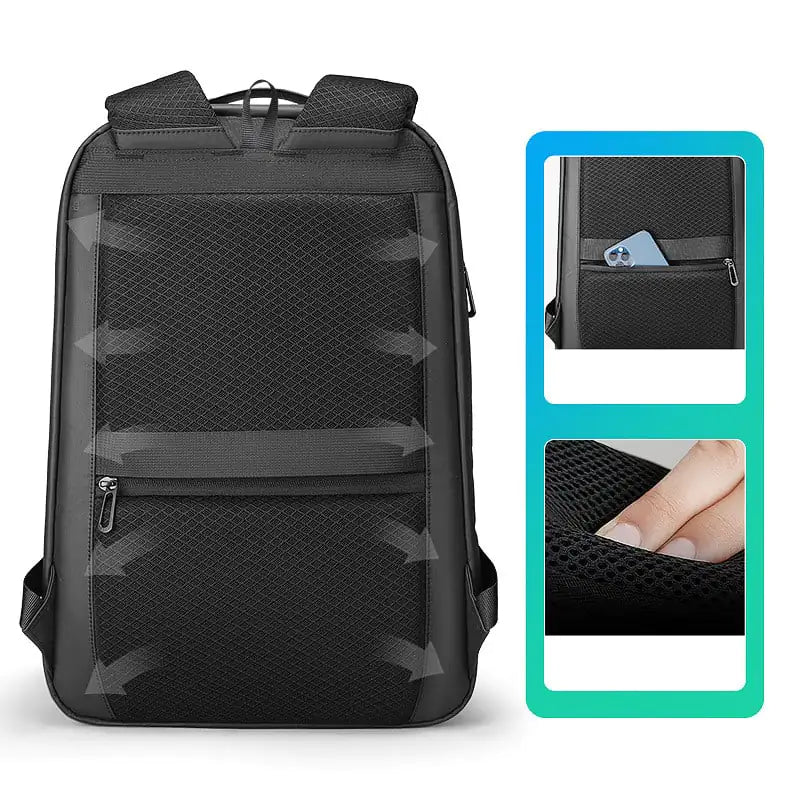 Lightweight Business Backpack for Laptops and Essentials