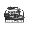Coal Train Personalized Gifts - Custom Metal Sign