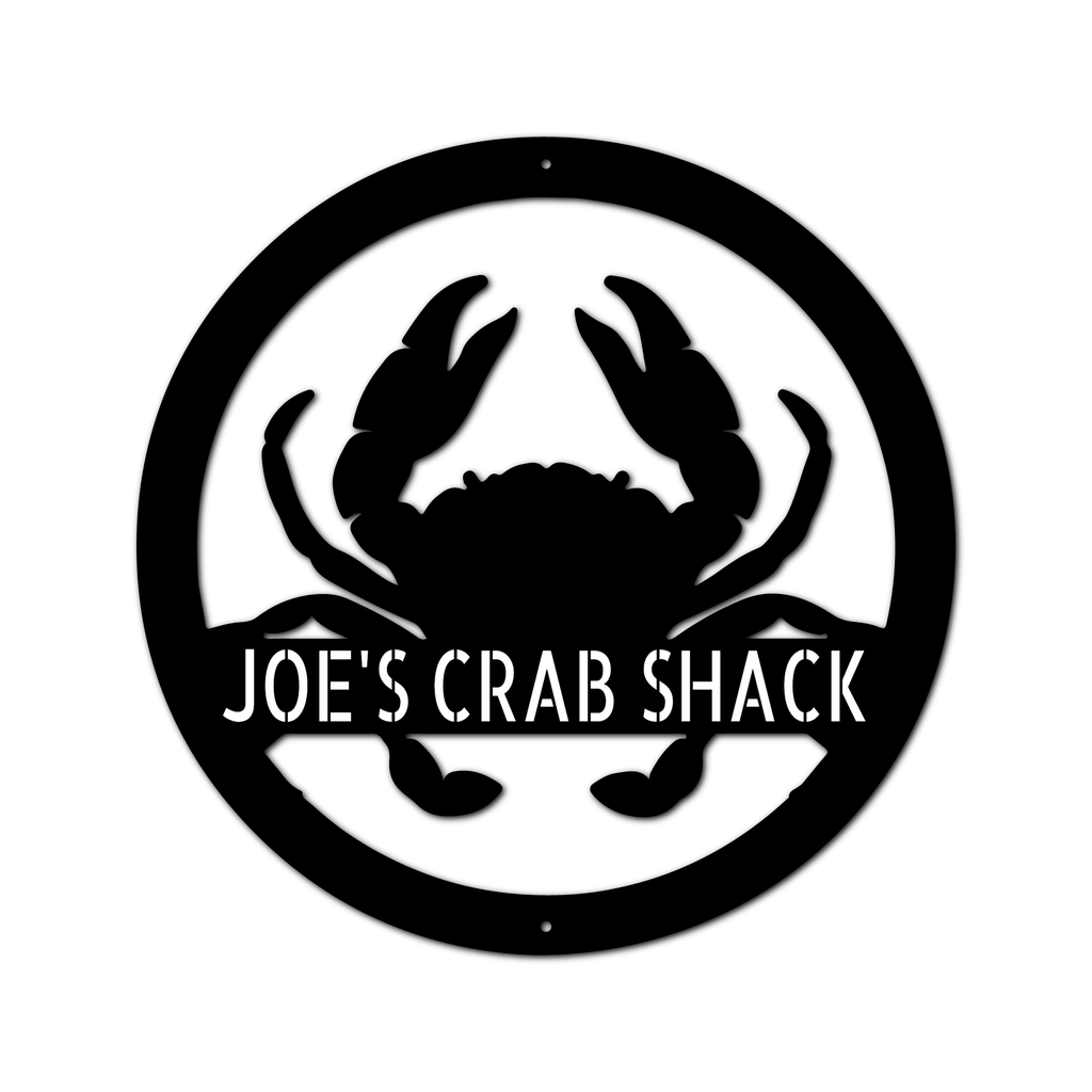 Crab Personalized Gifts - Custom Metal Sign