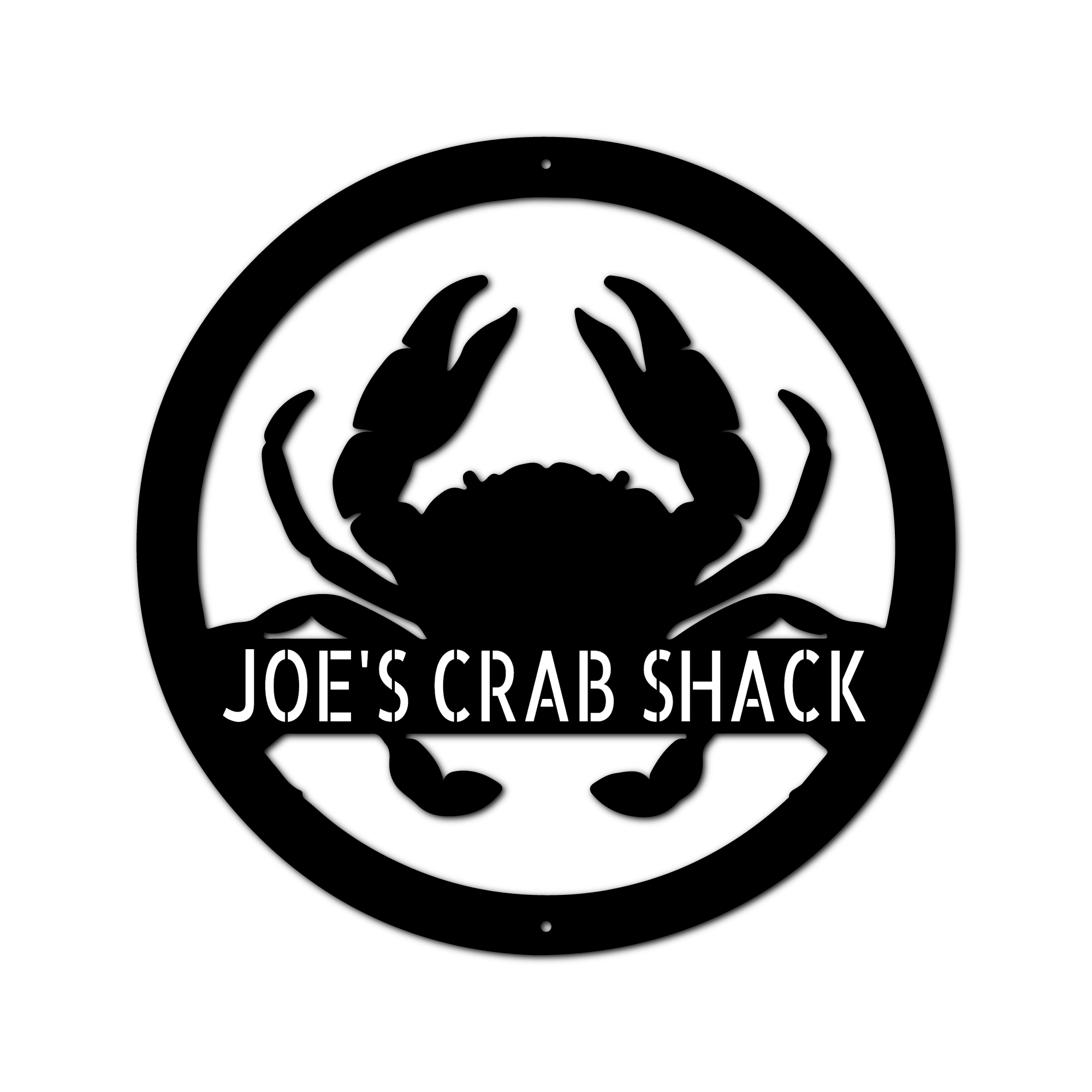Crab Personalized Gifts - Custom Metal Sign