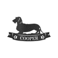 Dachshund Banner Personalized Gifts - Custom Metal Sign