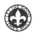 Fleur De Lis Ring Personalized Gifts - Custom Metal Sign