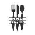 Kitchen Utensil Personalized Gifts - Custom Metal Sign
