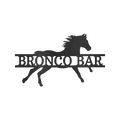 Sprinting Horse Personalized Gifts - Custom Metal Sign