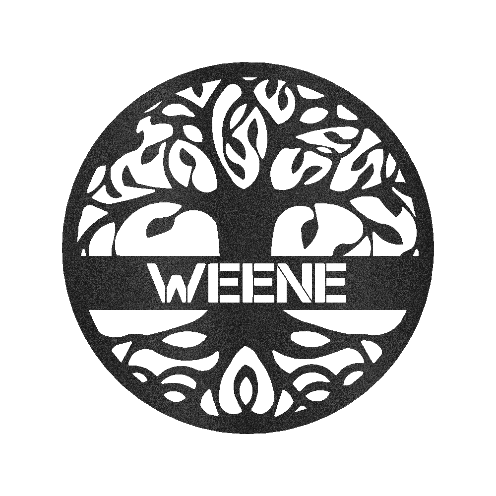 Personalized Tree of Life Metal Sign - Custom Family Tree Wall Art