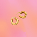 Chunky Retro Titanium Hoop