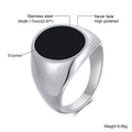 Black Oval Ring