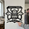 Custom Metal Wall Art - Personalized Viking Axe Sign