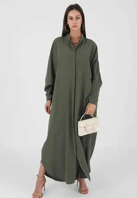 Abaya Long Sleeve Dress for Women